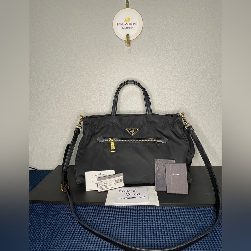 Prada nylon two-way bag